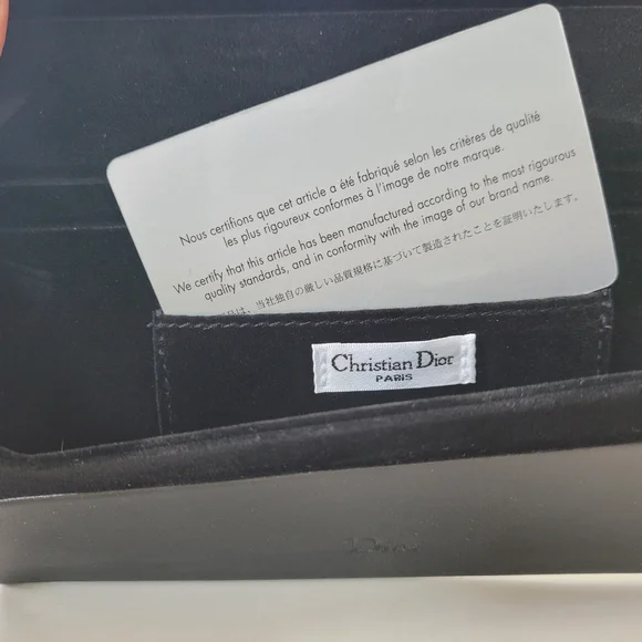 Dior Black Glasses Sophisticated Accessories - Picture 3 of 4